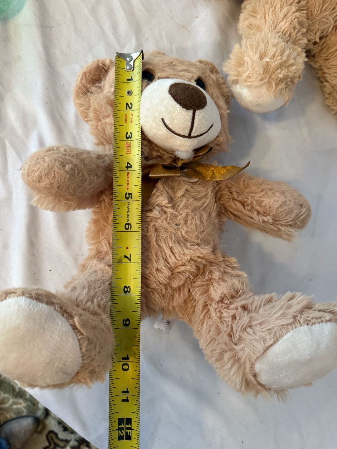 Giant Beige Teddy Bear Stuffed Animal with four babies 5
