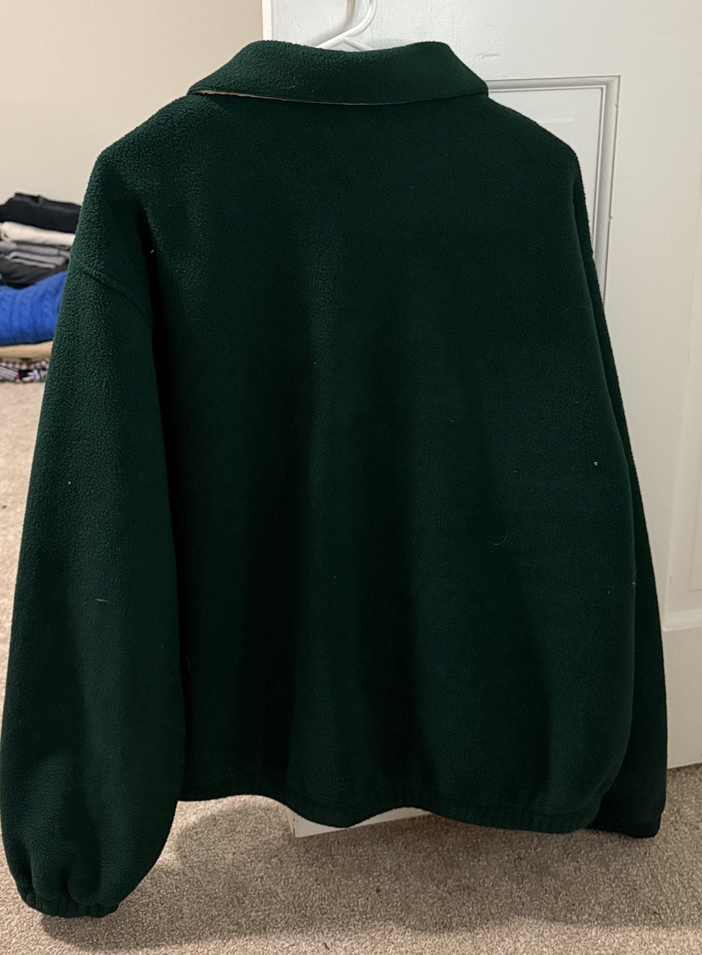 Polo By Ralph Lauren Fleece Jacket Size XL Green Full Zip 6
