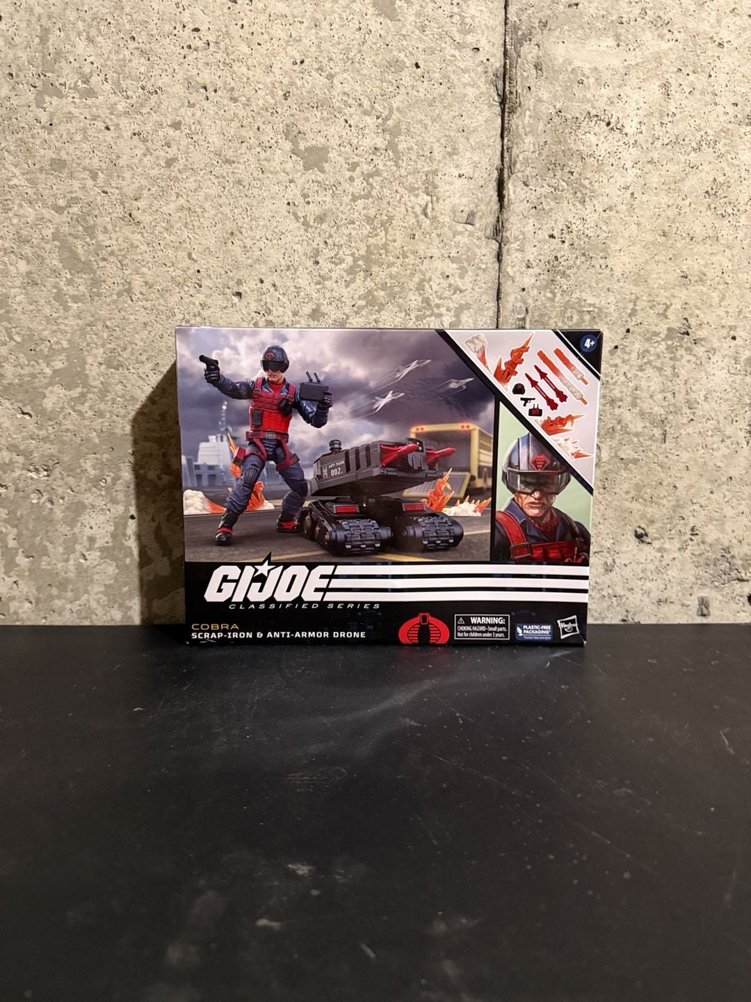 Hasbro G.I. Joe Classified Series Cobra Scrap-Iron & Anti-Armor Drone 1