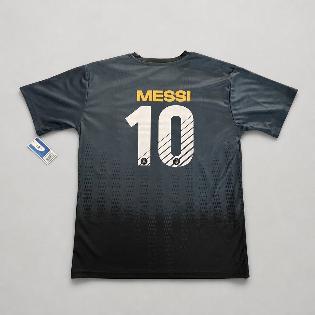 AFA Argentina Soccer Jersey Size L Black Number 10 4