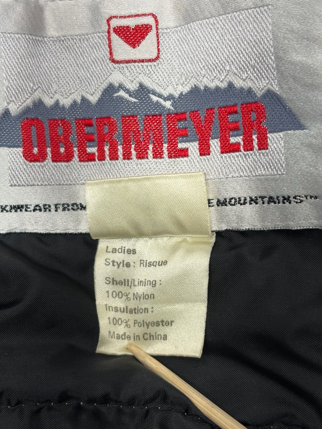 Vtg Obermeyer Wild One Ski jacket womens size-6-small Animal print 80/90s Retro 5
