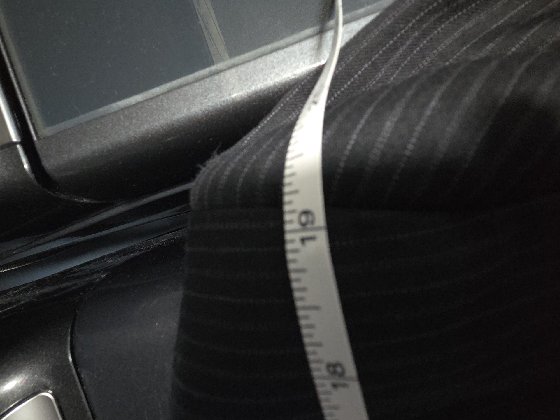J. Ferrar Pinstripe Wool Blazer Suit Jacket Black 16