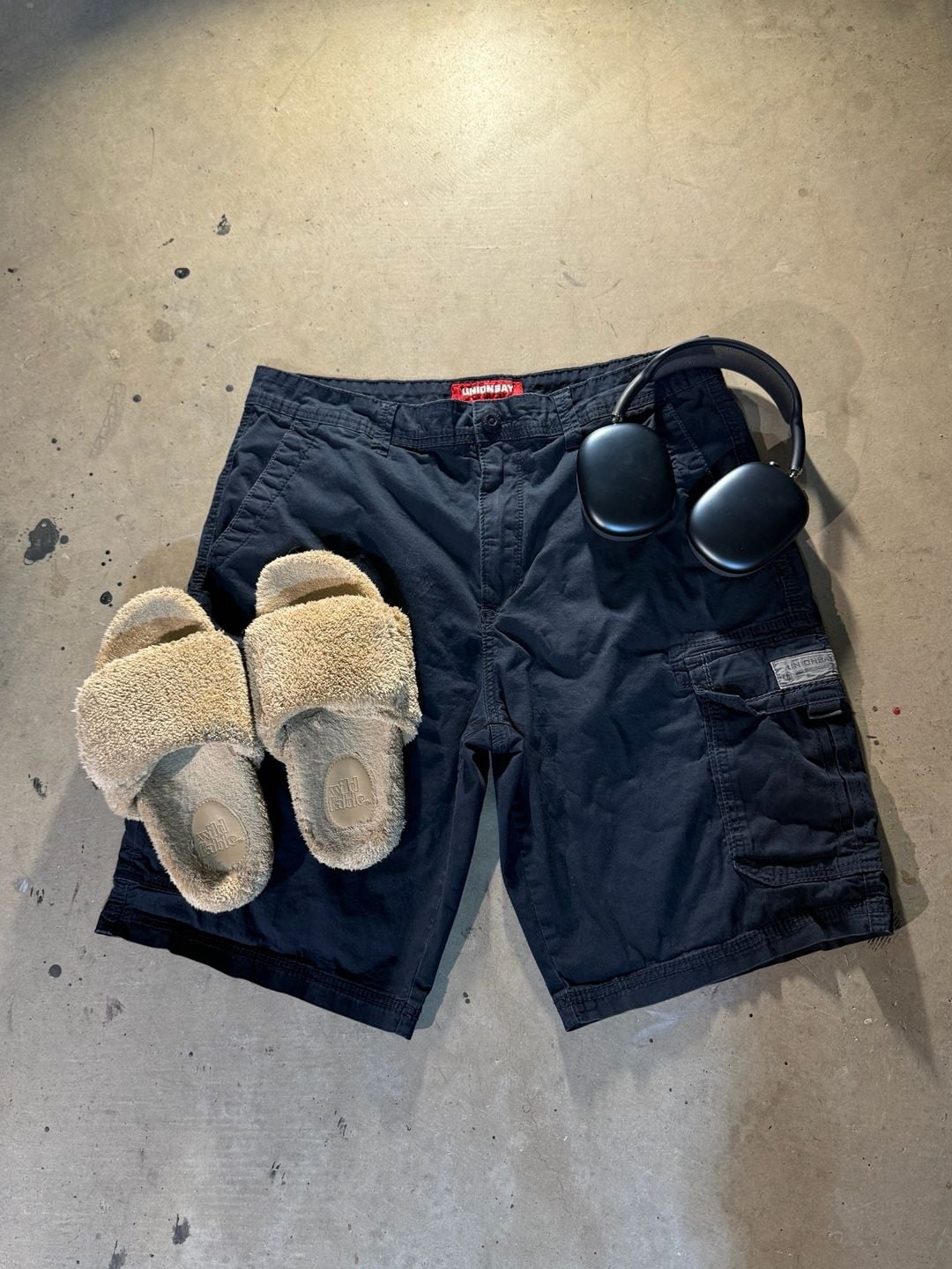 UNIONBAY Cargo Shorts Black Size 34 1