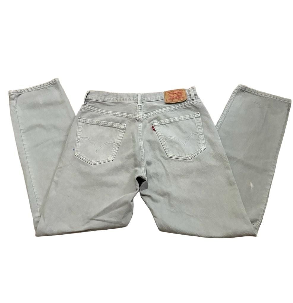 Levi's 550 Relaxed Fit Jeans W34L34 Grey Made in USA 3