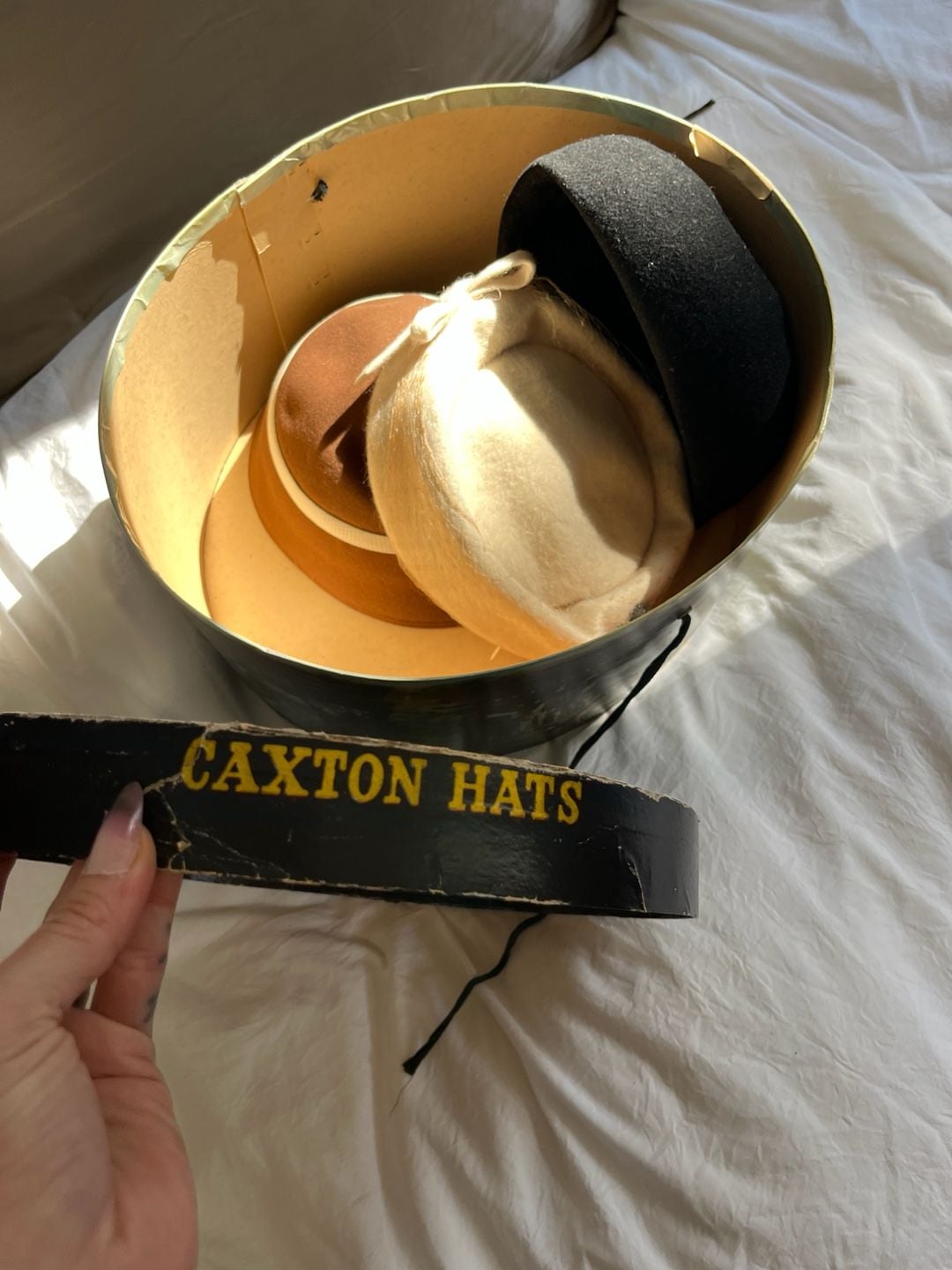 Frederick & Nelson Vintage Black Wool Felt Pillbox Hat 12