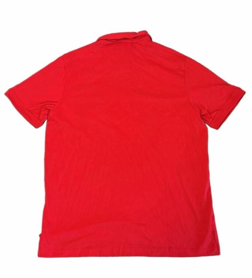 Adidas Originals Polo Shirt Size L Red Pocket Logo New 7
