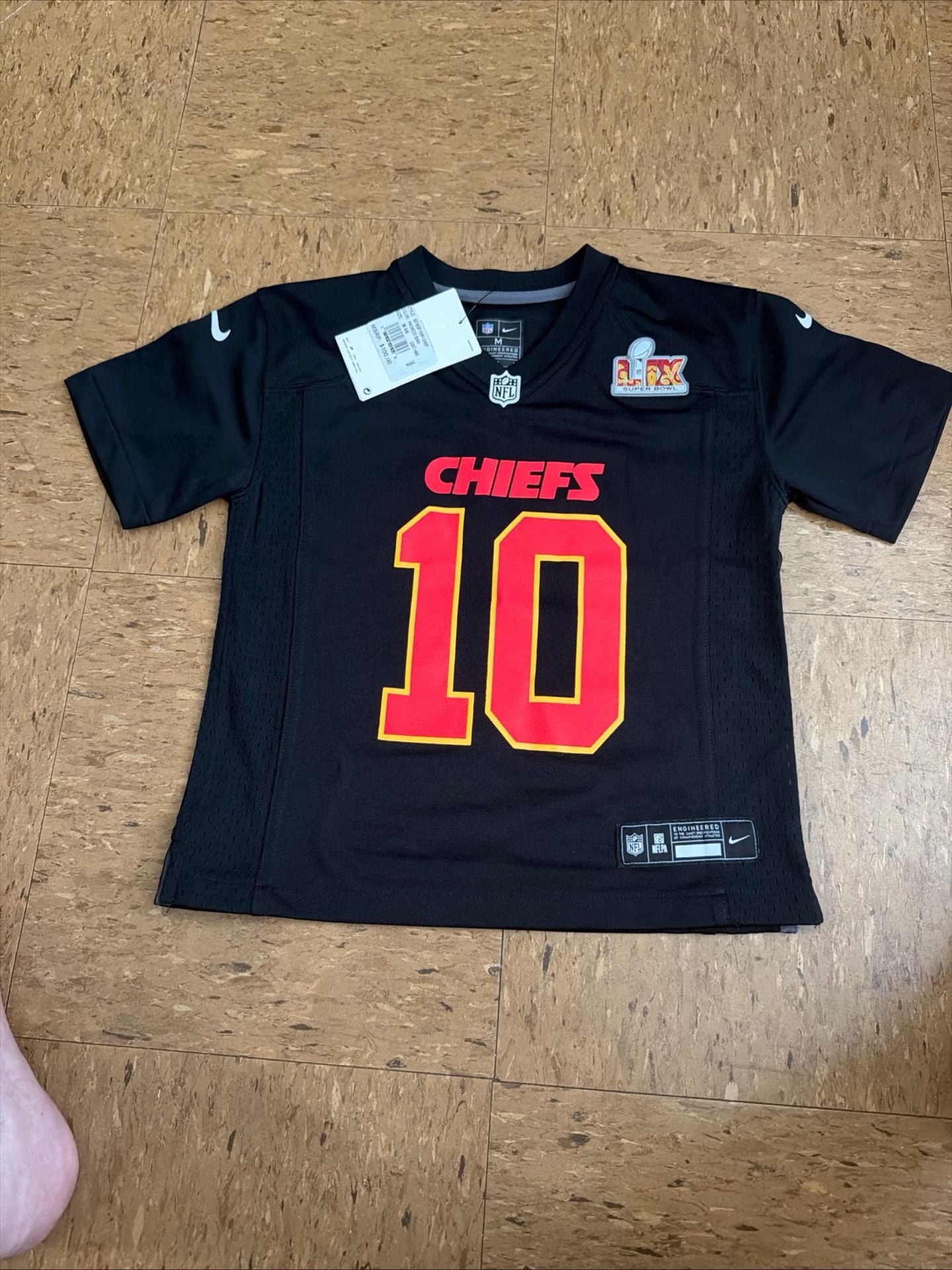 Nike Kansas City Chiefs Super Bowl Jersey Size M Black 2