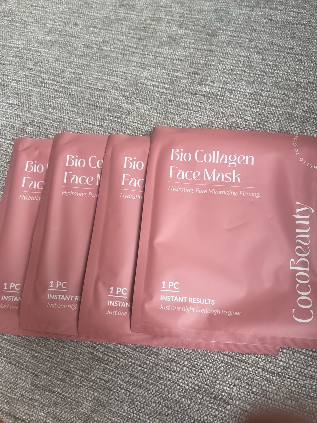 CocoBeauty Bio Collagen Face Mask 4 Pack 2