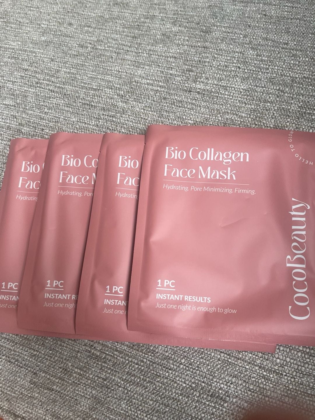 CocoBeauty Bio Collagen Face Mask 4 Pack 3