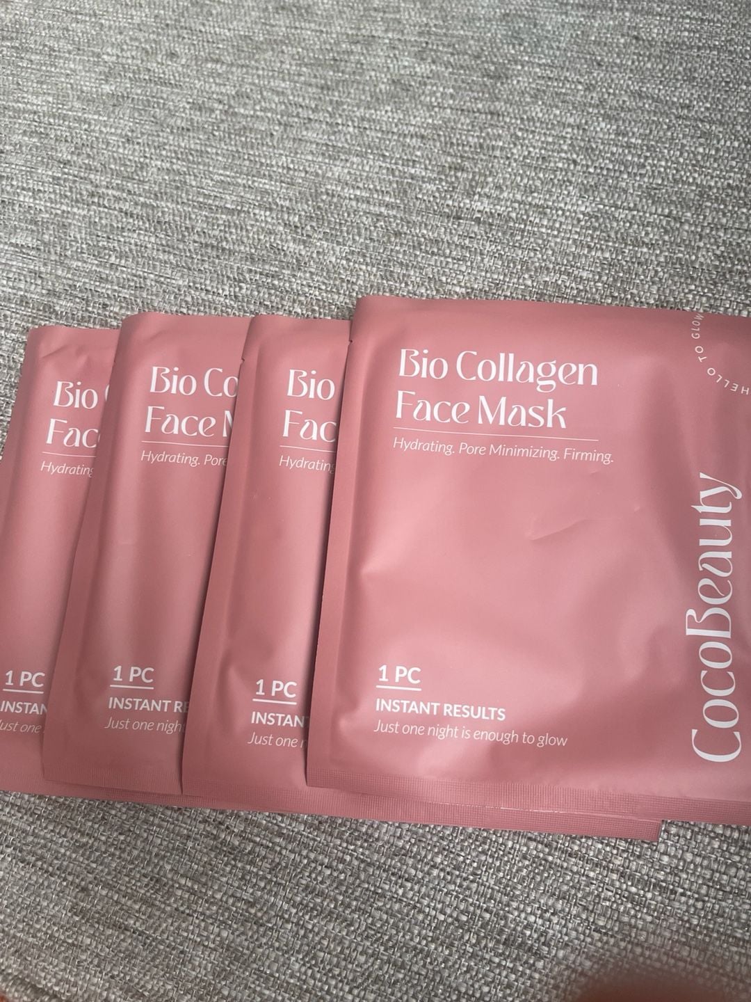CocoBeauty Bio Collagen Face Mask 4 Pack 4