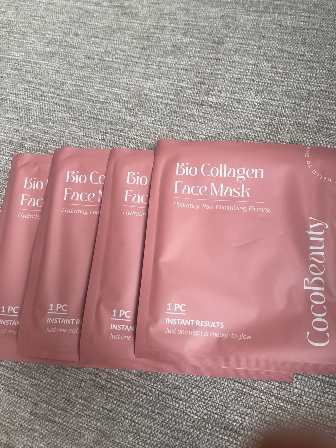 CocoBeauty Bio Collagen Face Mask 4 Pack 7