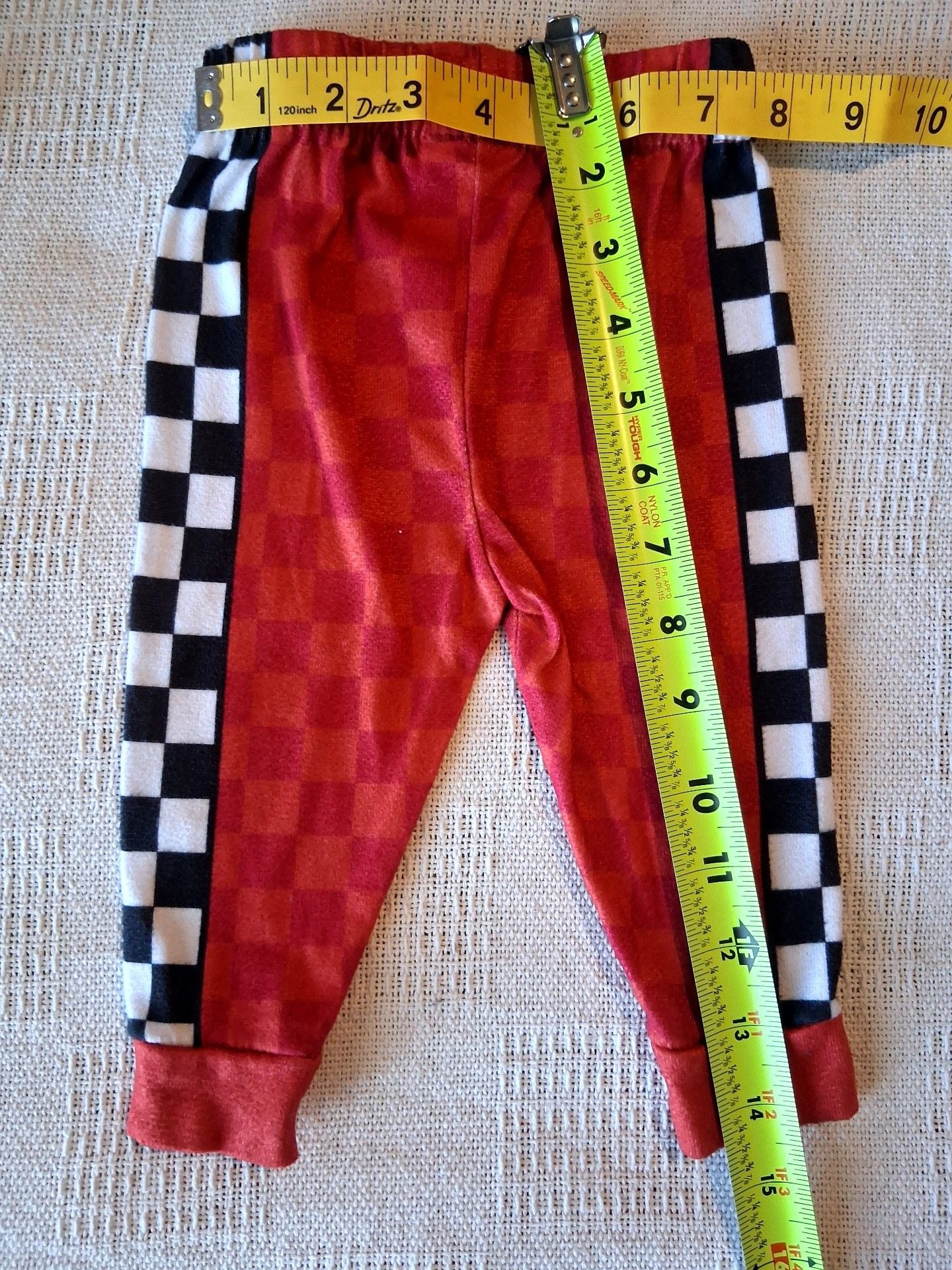 Disney Pixar Cars Lightning McQueen Pajama Set Size 12M 7