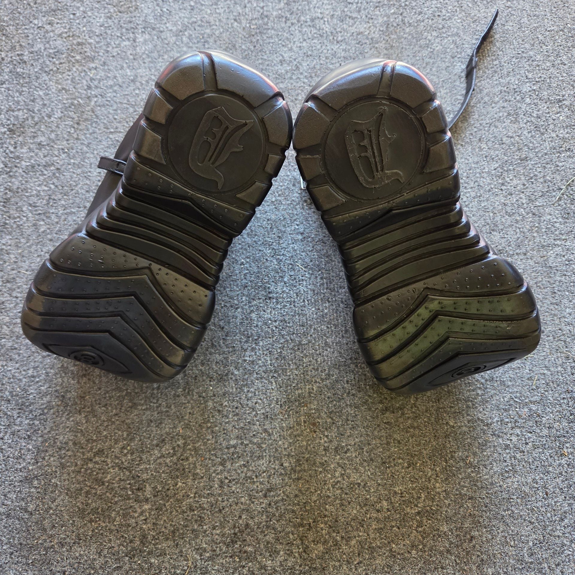 Demonia Black Platform Ankle Boots Size 8 4
