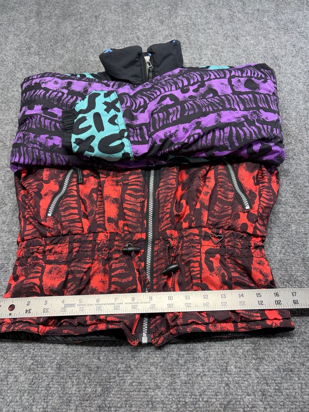 Vtg Obermeyer Wild One Ski jacket womens size-6-small Animal print 80/90s Retro 12