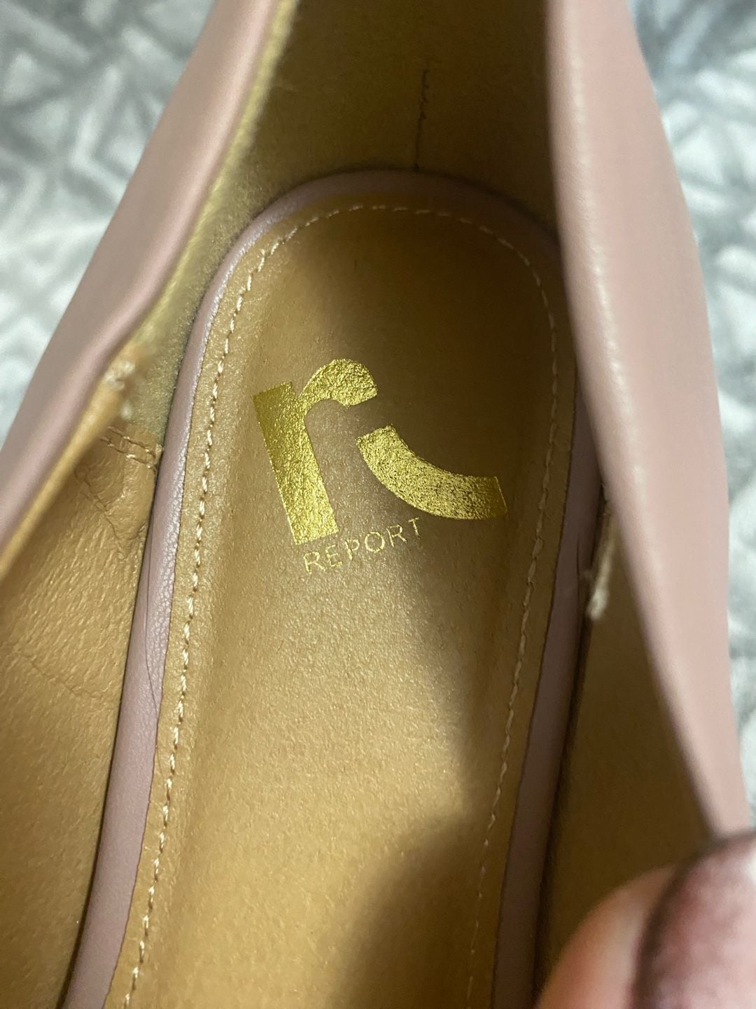 Report Pointed Toe Flats Size 7W Pink Braided Slip On Shoes 4