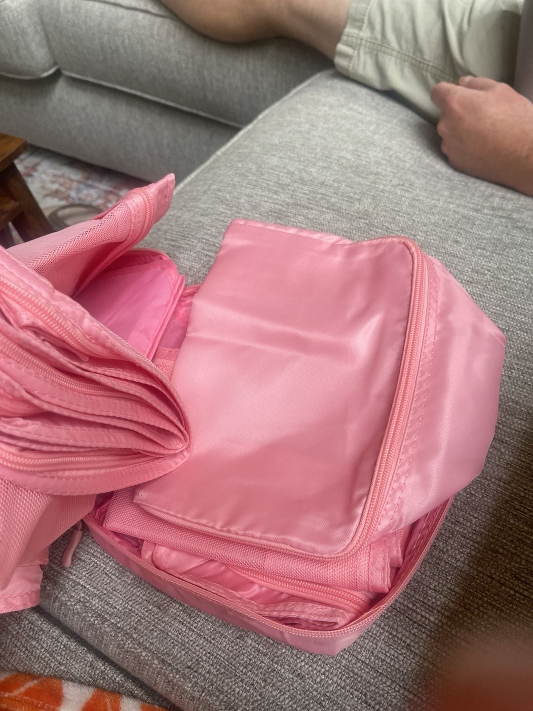 Bagail Packing Cubes 6-Piece Travel Organizer Set Pink 4