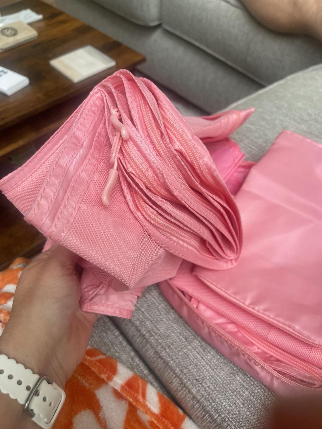 Bagail Packing Cubes 6-Piece Travel Organizer Set Pink 5