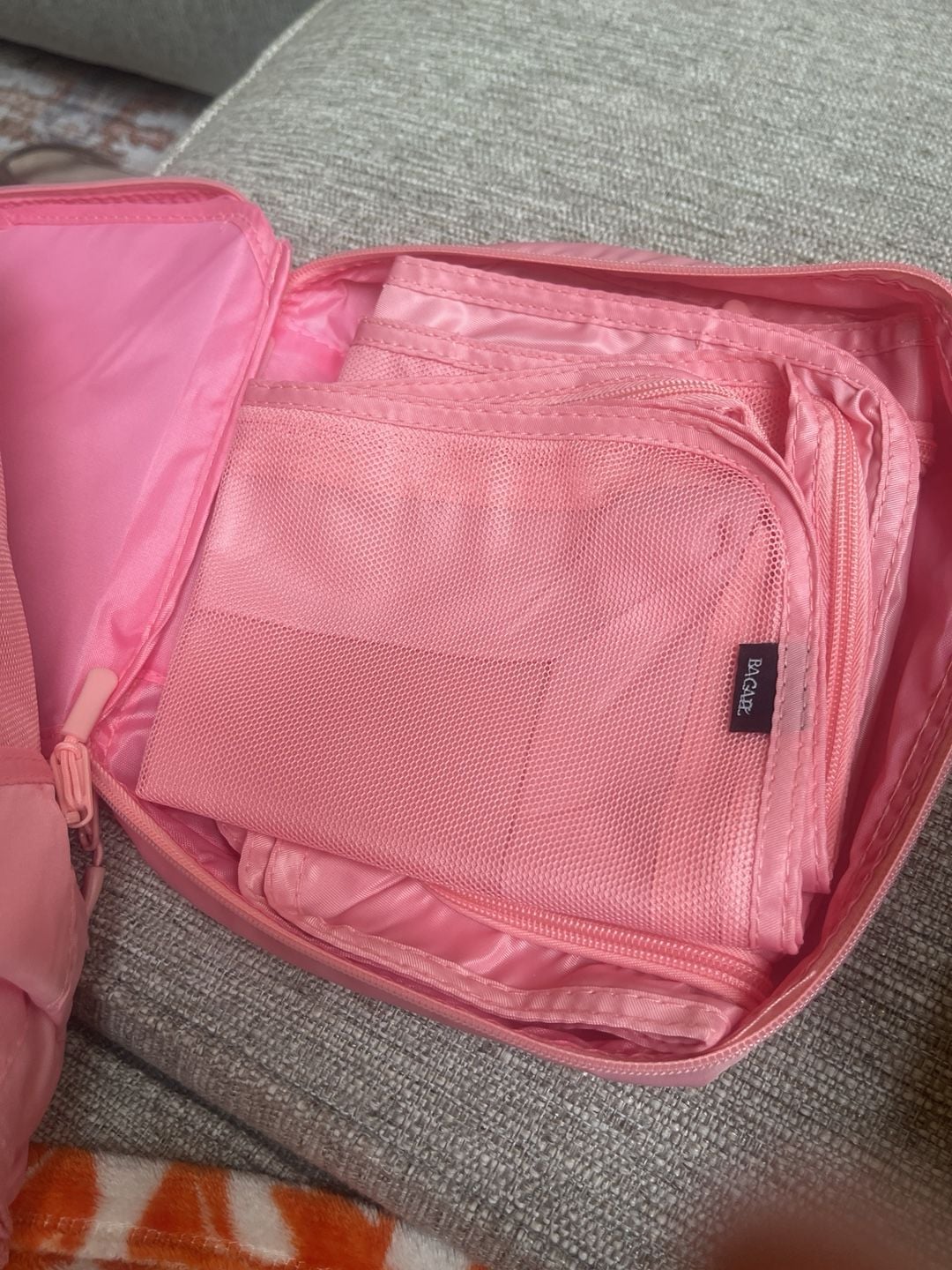 Bagail Packing Cubes 6-Piece Travel Organizer Set Pink 6