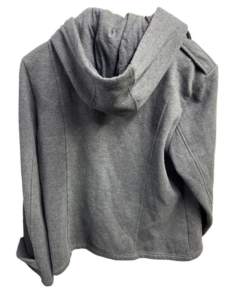 Sebby Collection Gray Toggle Hoodie Jacket 3