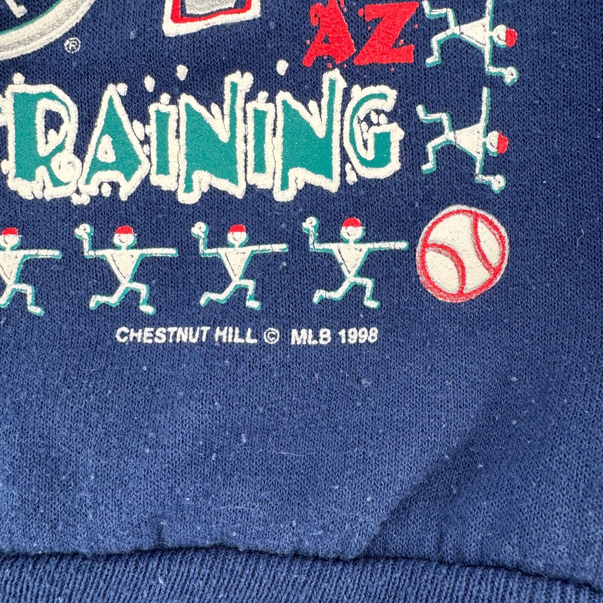 Vintage Kids Seattle Mariners MLB 1998 Spring Training Sweatshirt Size 2 3