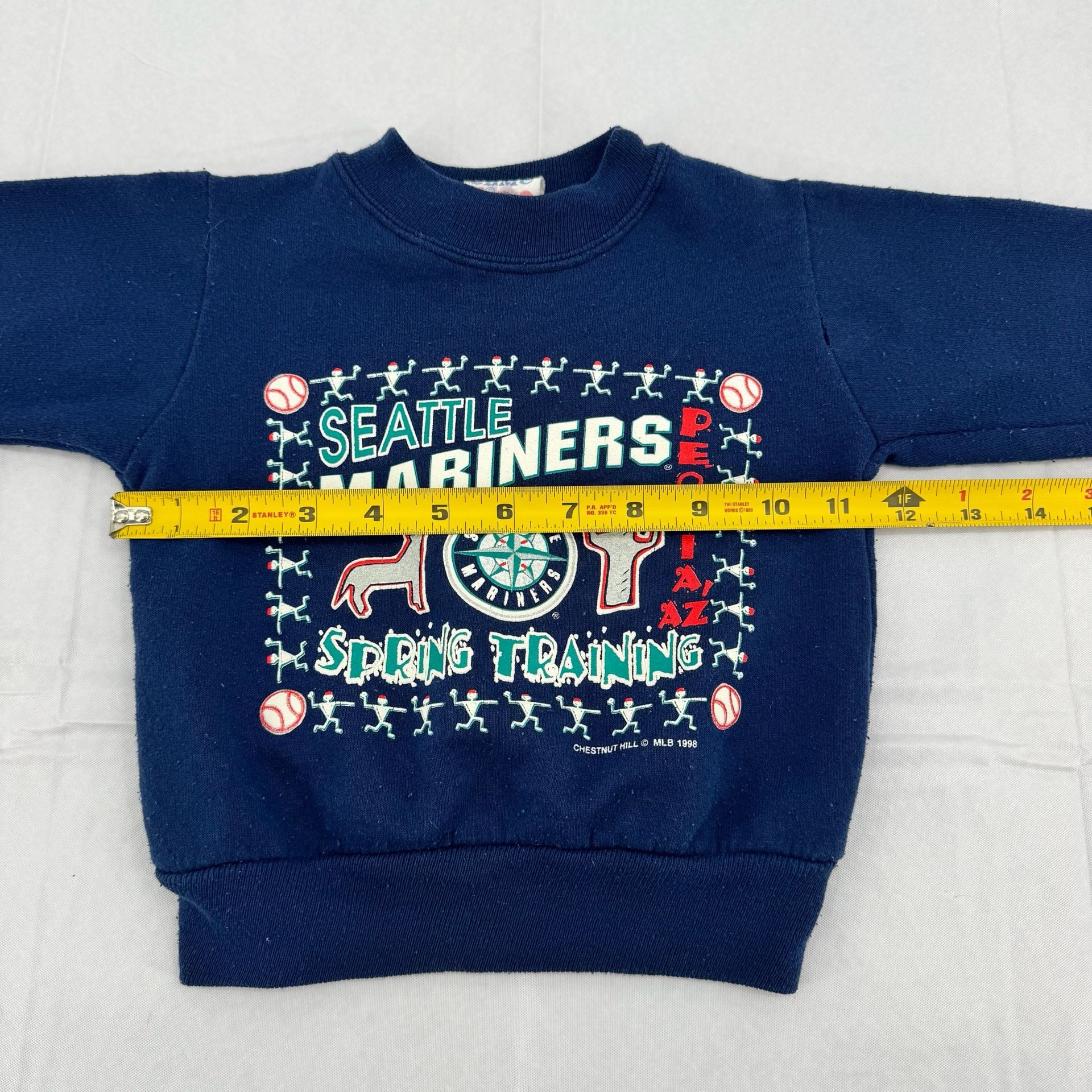 Vintage Kids Seattle Mariners MLB 1998 Spring Training Sweatshirt Size 2 6
