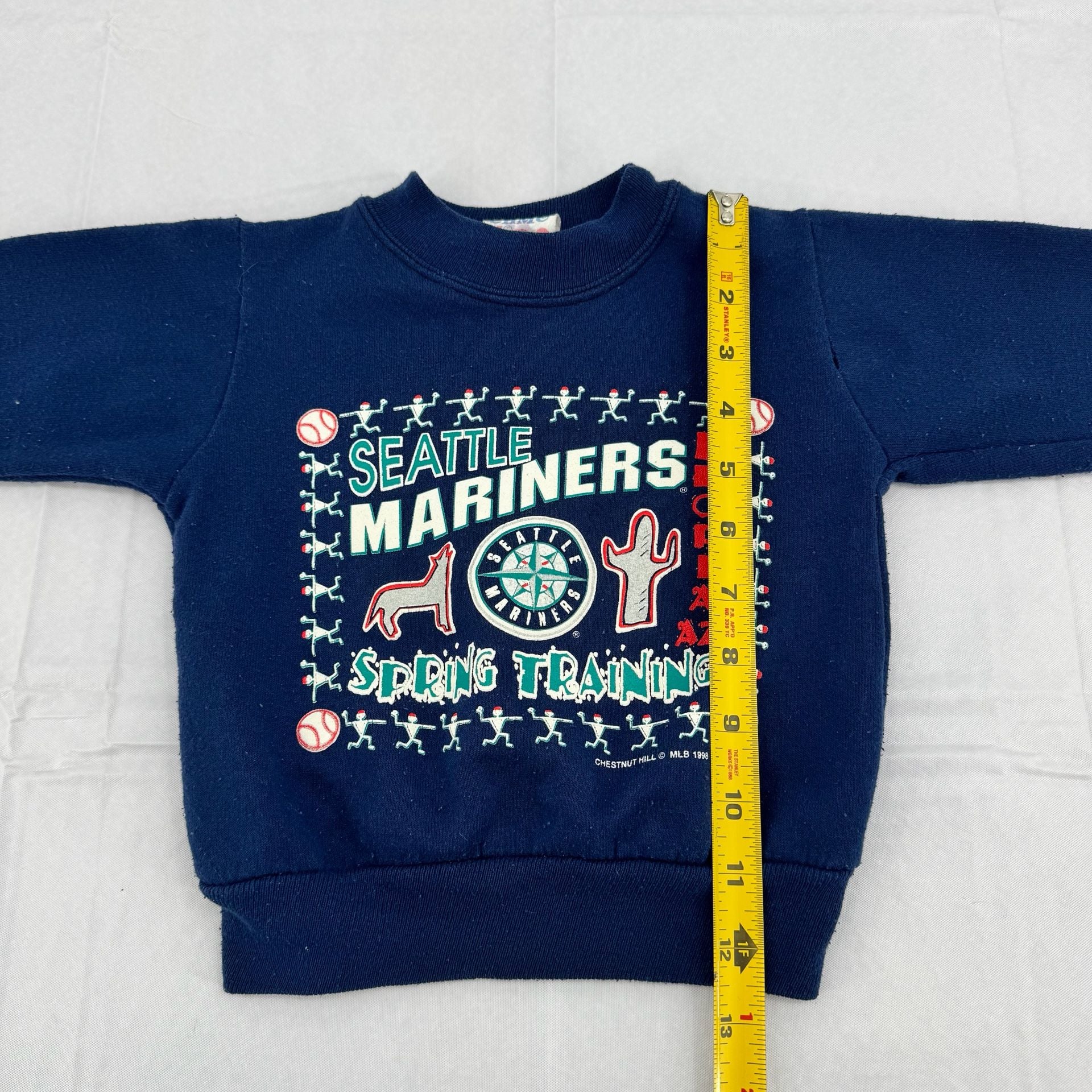 Vintage Kids Seattle Mariners MLB 1998 Spring Training Sweatshirt Size 2 7