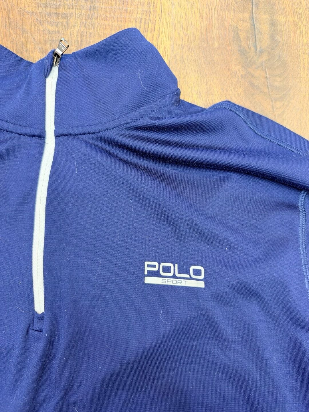Polo Sport Ralph Lauren 1/4 Zip Pullover XL Blue Performance 2