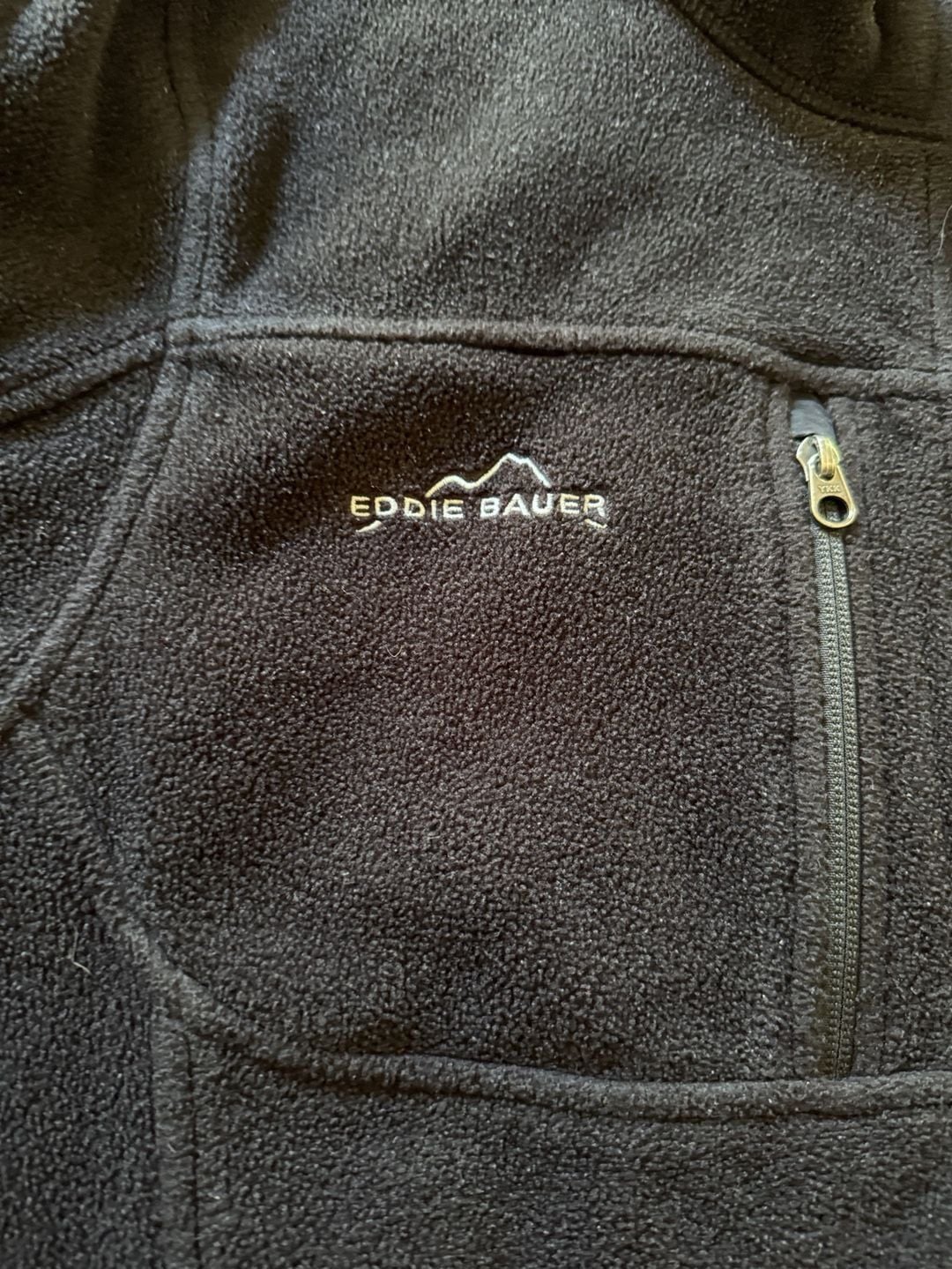 Eddie Bauer NC State Wolfpack Fleece Jacket Black Size L 5