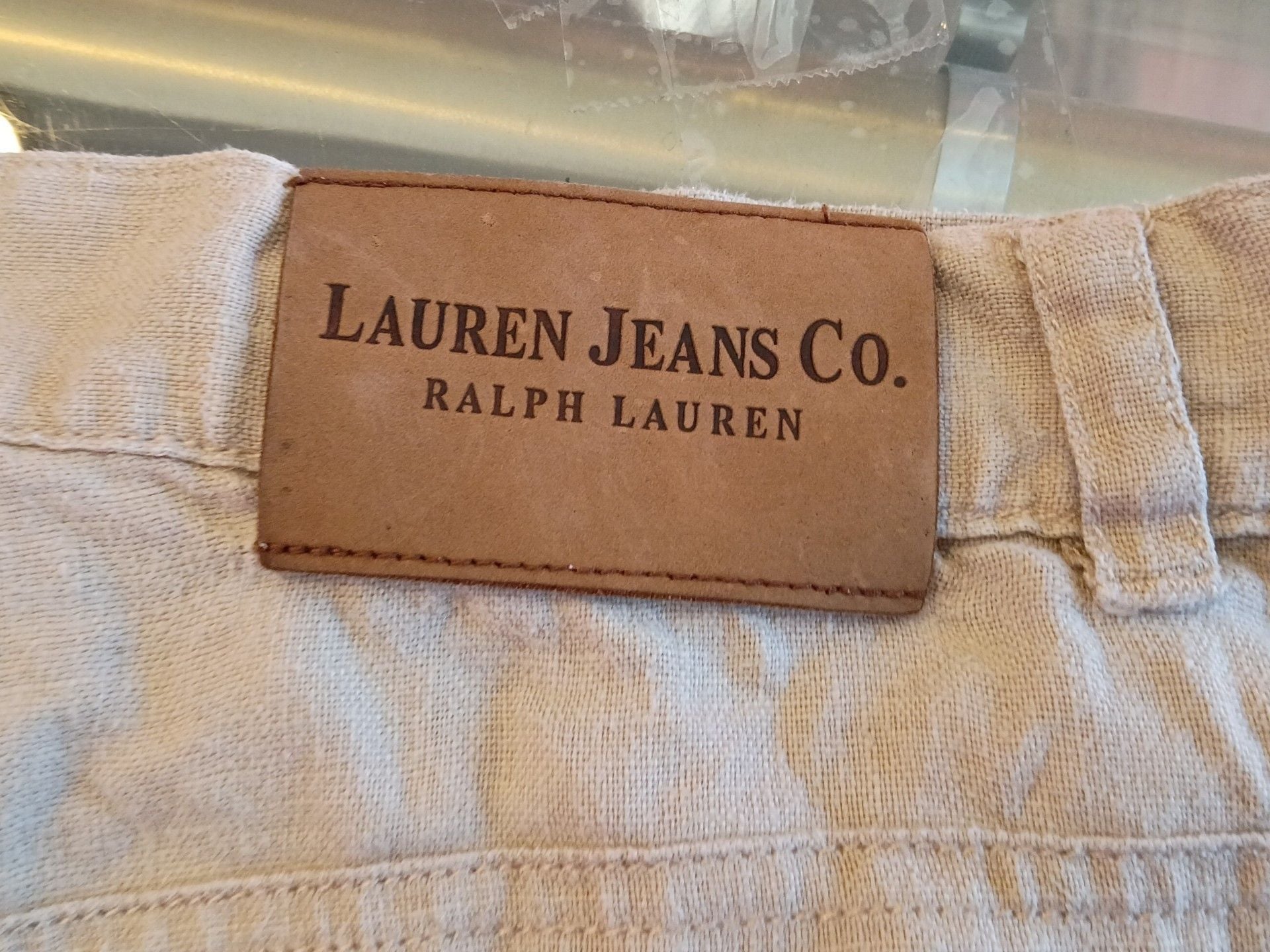 Lauren Jeans Co. Ralph Lauren Linen Pants Beige 4