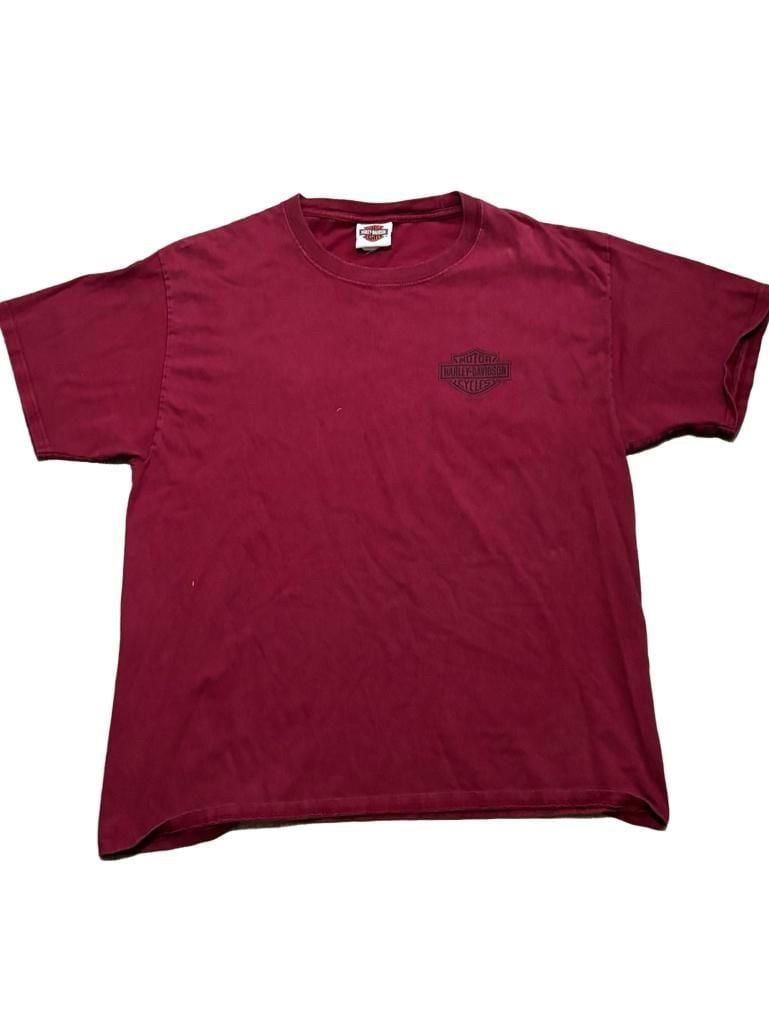 Harley-Davidson Santa Fe T-Shirt Size Large Red Graphic Tee 3