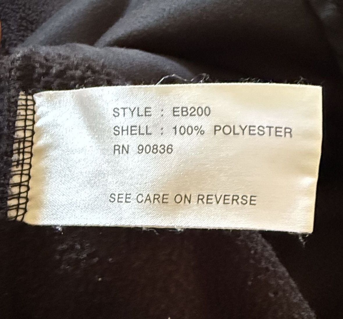 Eddie Bauer NC State Wolfpack Fleece Jacket Black Size L 10