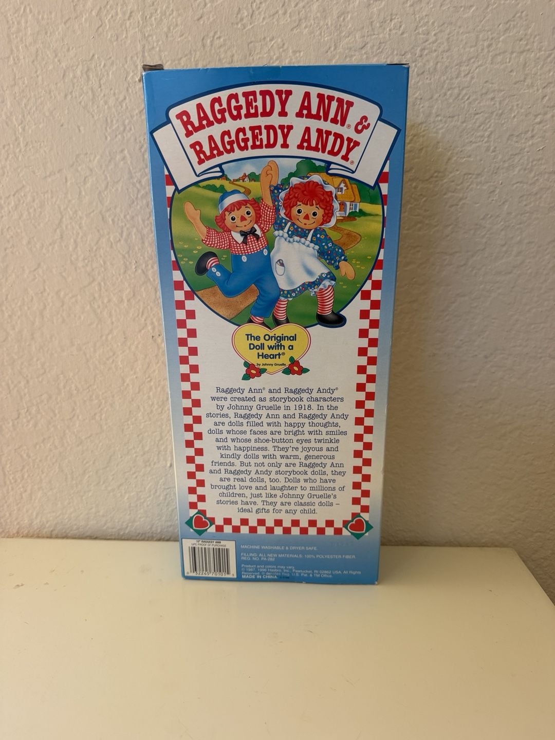 Hasbro 1996 Raggedy Ann 12 Inch Doll in Original Box 6