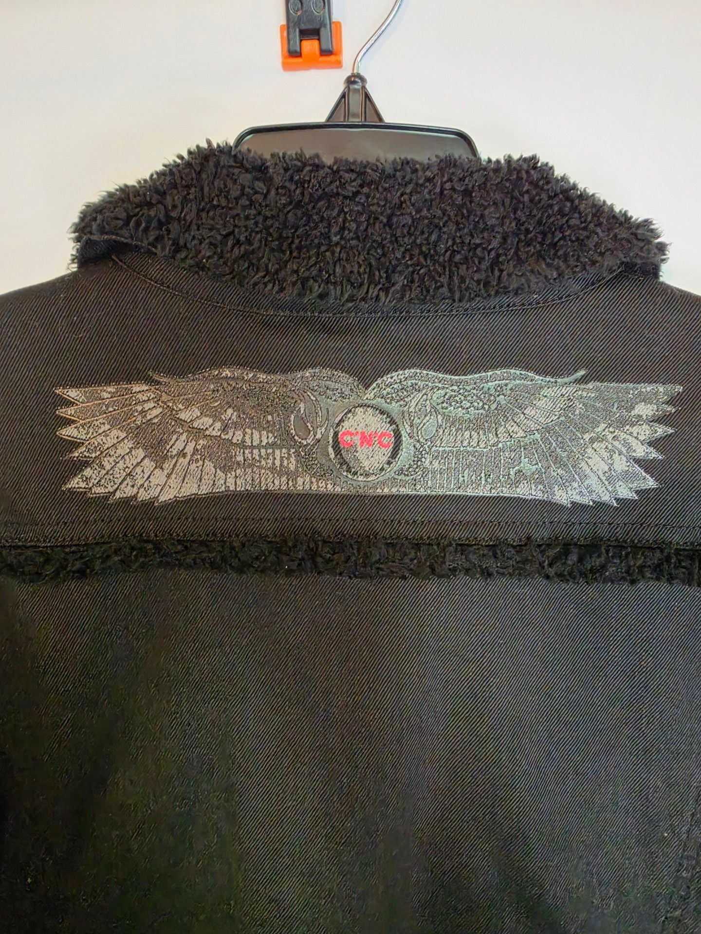 Vintage 1973 C'N'C Costume National Sherpa Denim Jacket Size 50 (U.S. Sz M) 8