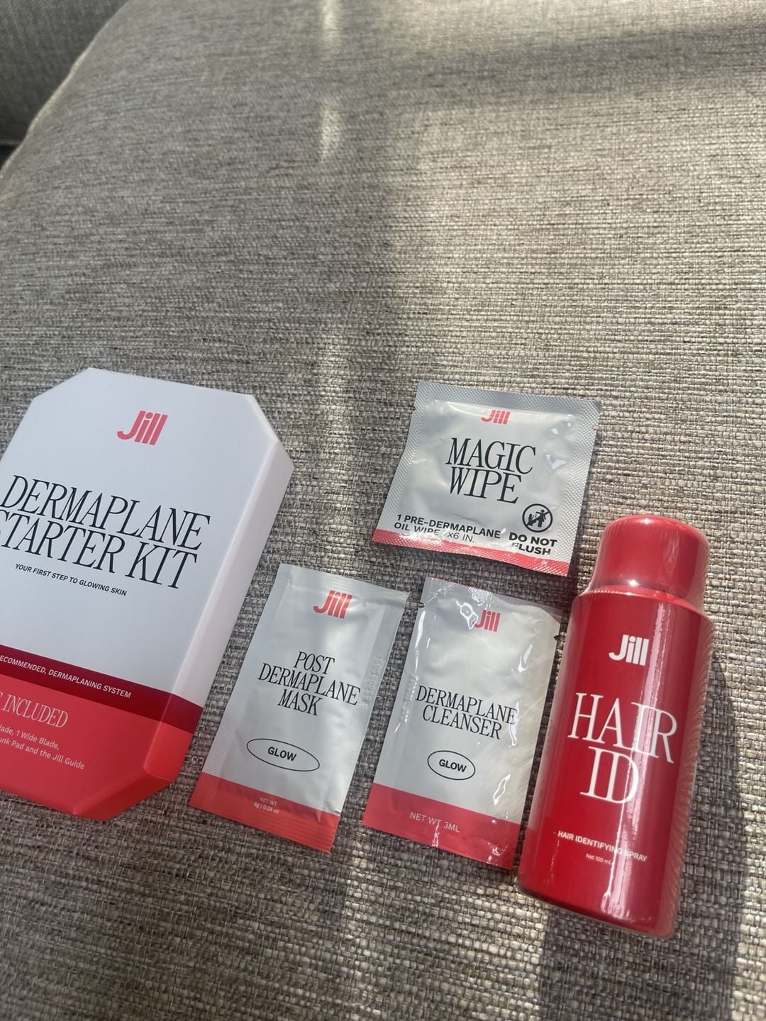 Jill Dermaplane Starter Kit and Hair ID Spray Set 8