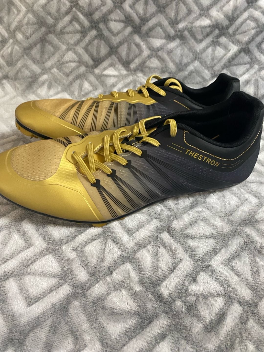 Thestron Track Shoes Gold Black 5
