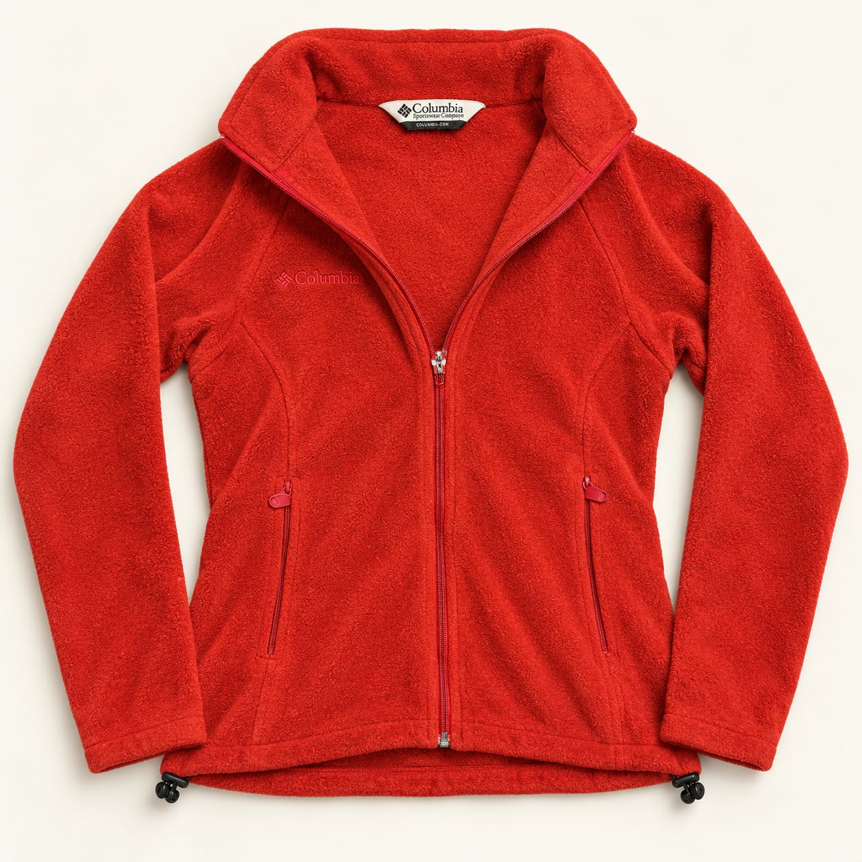 Columbia Fleece Pullover Red 2
