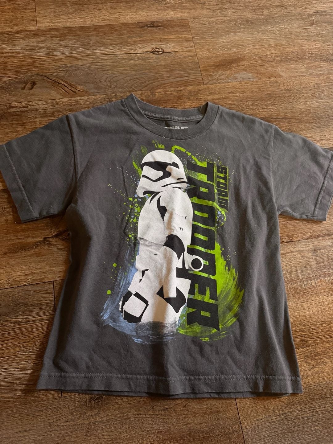 Star Wars Stormtrooper Graphic T-Shirt Size S (8) Gray Cotton 1