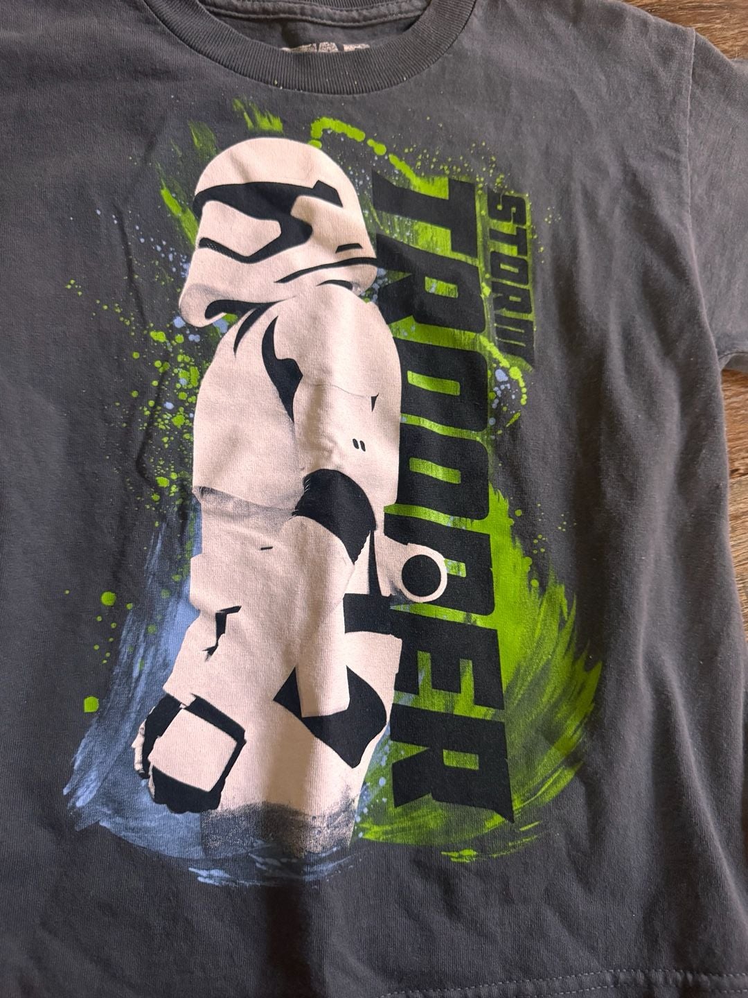 Star Wars Stormtrooper Graphic T-Shirt Size S (8) Gray Cotton 2