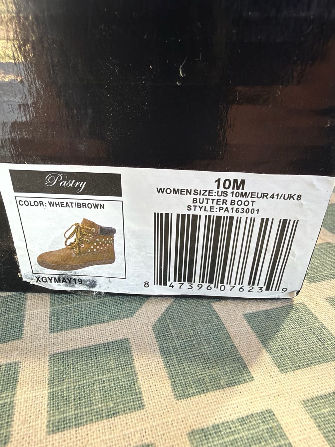 Pastry Boots Brown Synthetic Leather 12