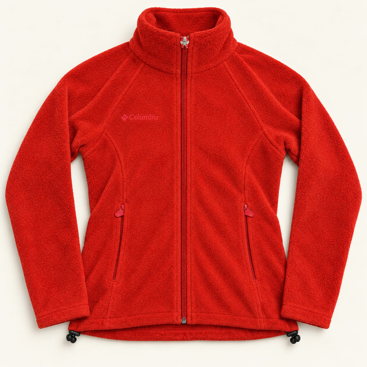 Columbia Fleece Pullover Red 6