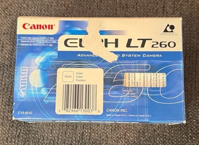Canon ELPH LT260 APS Film Camera with Box Case and Manual 2