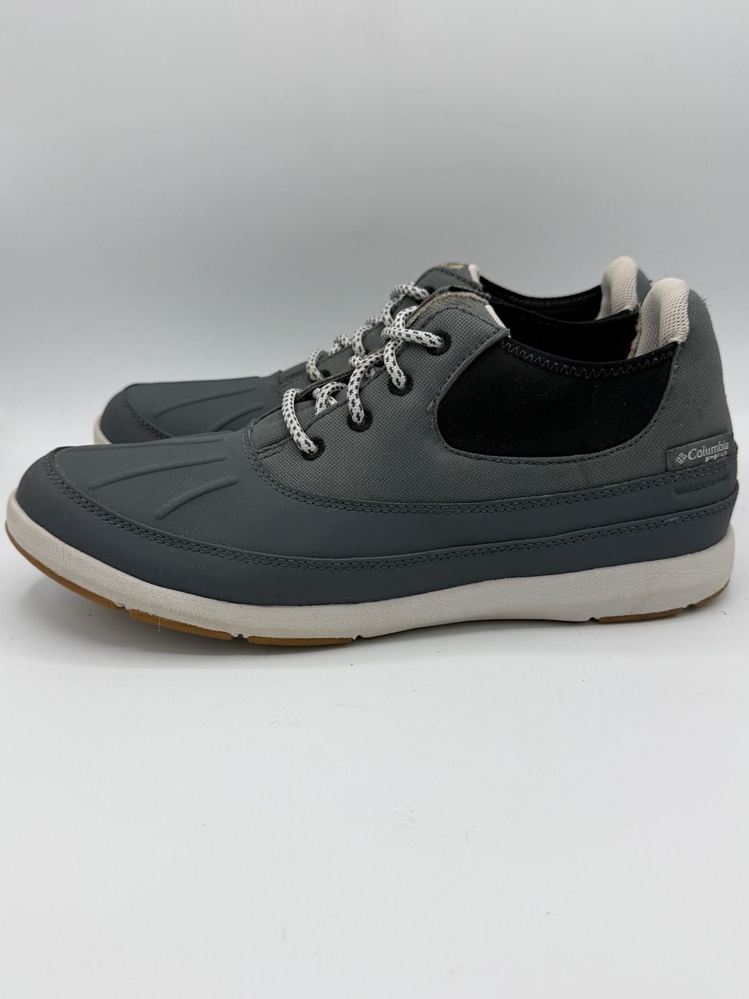 Columbia PFG Women’s 9 Waterproof Duck Shoes Gray Fishing Outdoor Techlite 6