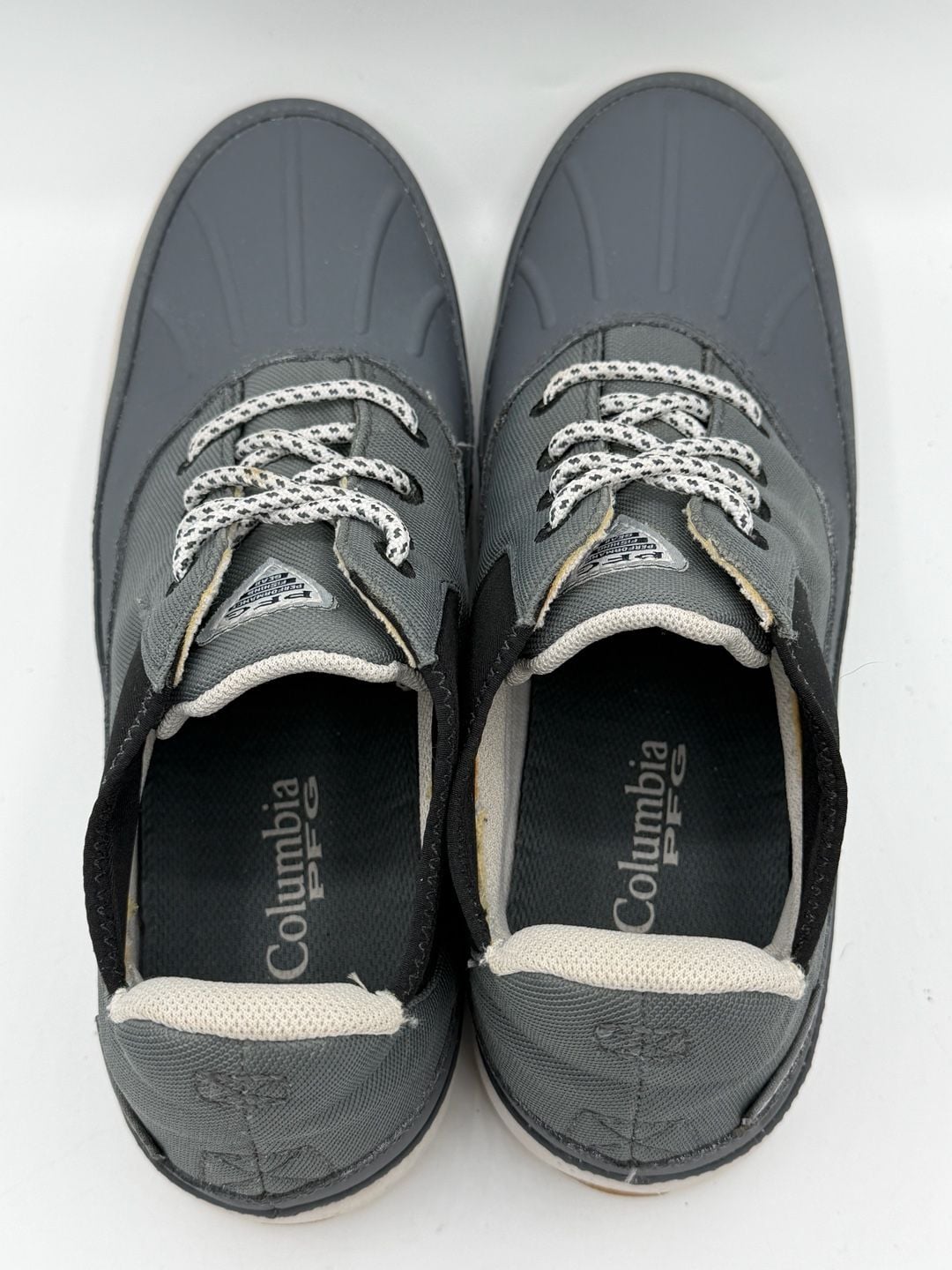 Columbia PFG Women’s 9 Waterproof Duck Shoes Gray Fishing Outdoor Techlite 8