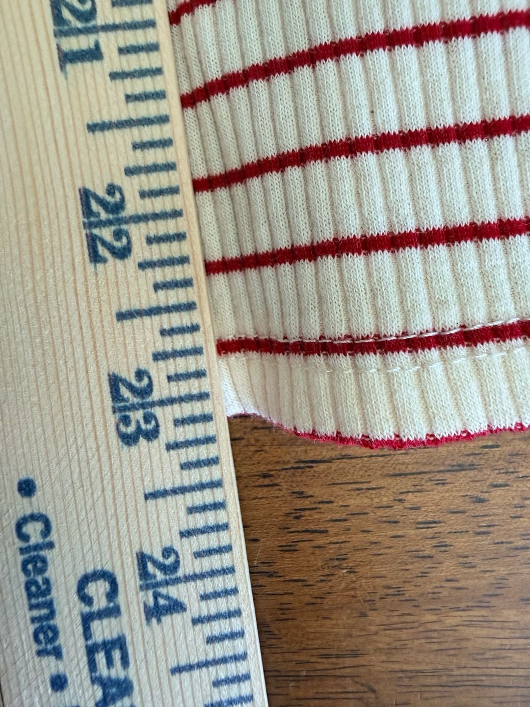 ModCloth Striped Cardigan Size 3X Red White Long Sleeve Button Front Top 7