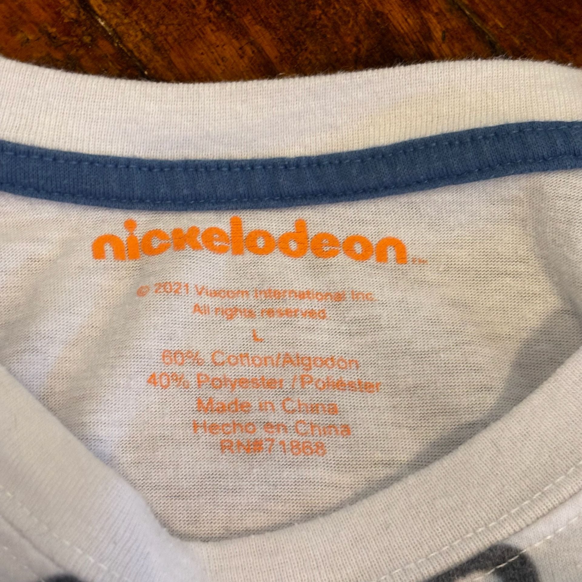 Rare Nickelodeon Rocket Power T-Shirt Size L White All Over Print 7