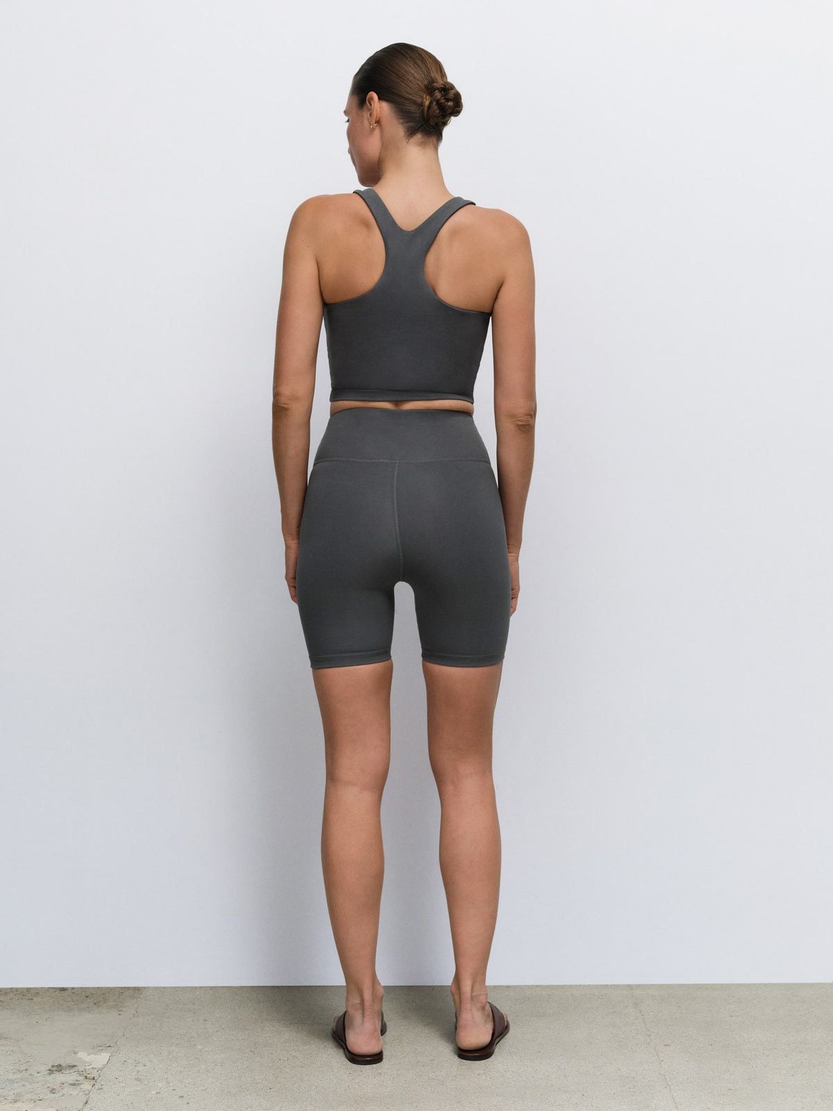MATE the Label Organic Stretch Biker Short in Forest Size M 3