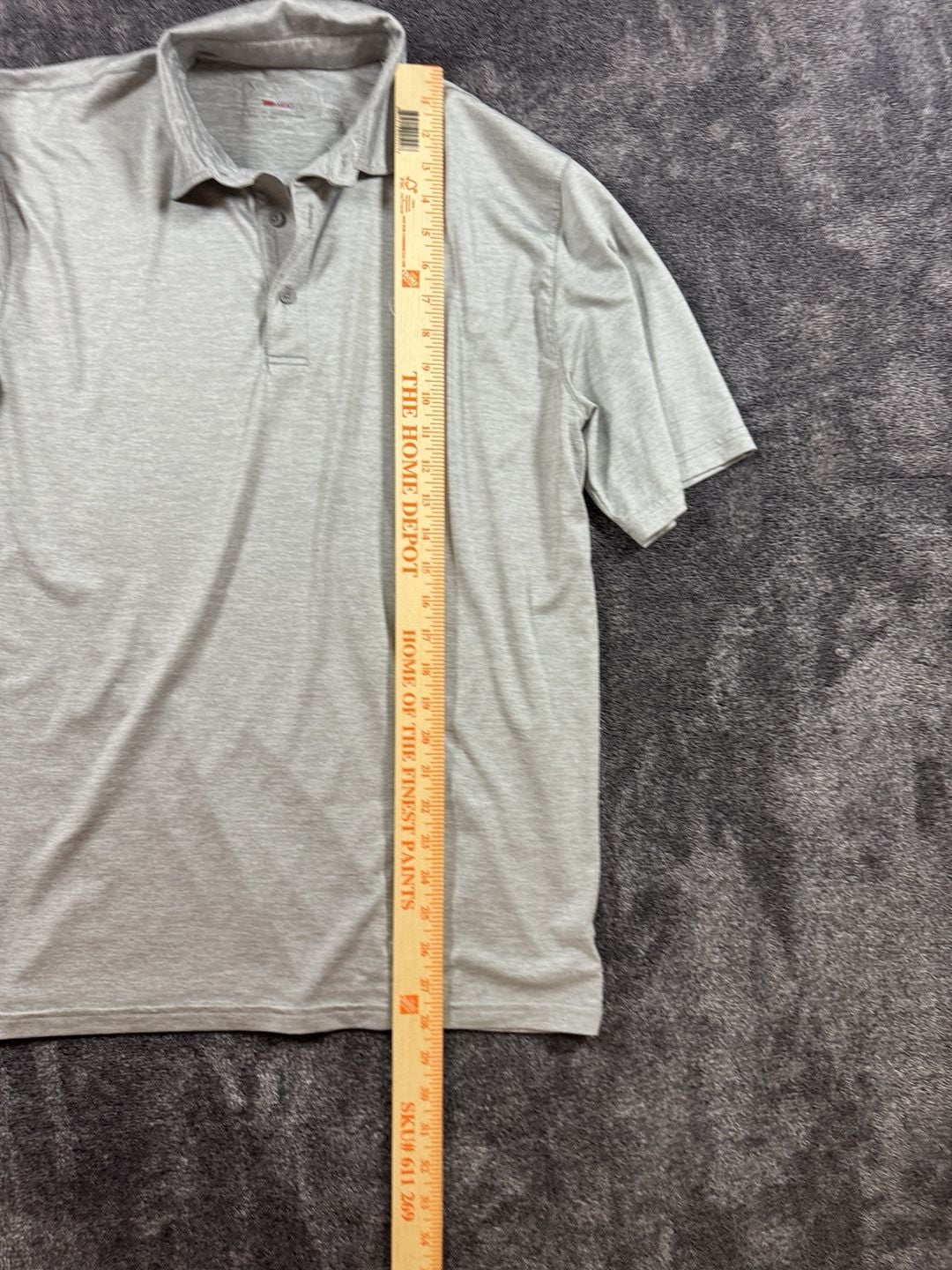 Ariat Ariattek Heat Series Polo Shirt Size S Gray 8