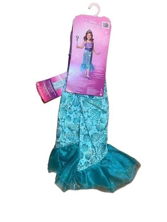 Disney Princess Ariel Dress Size 4-6X Costume 8