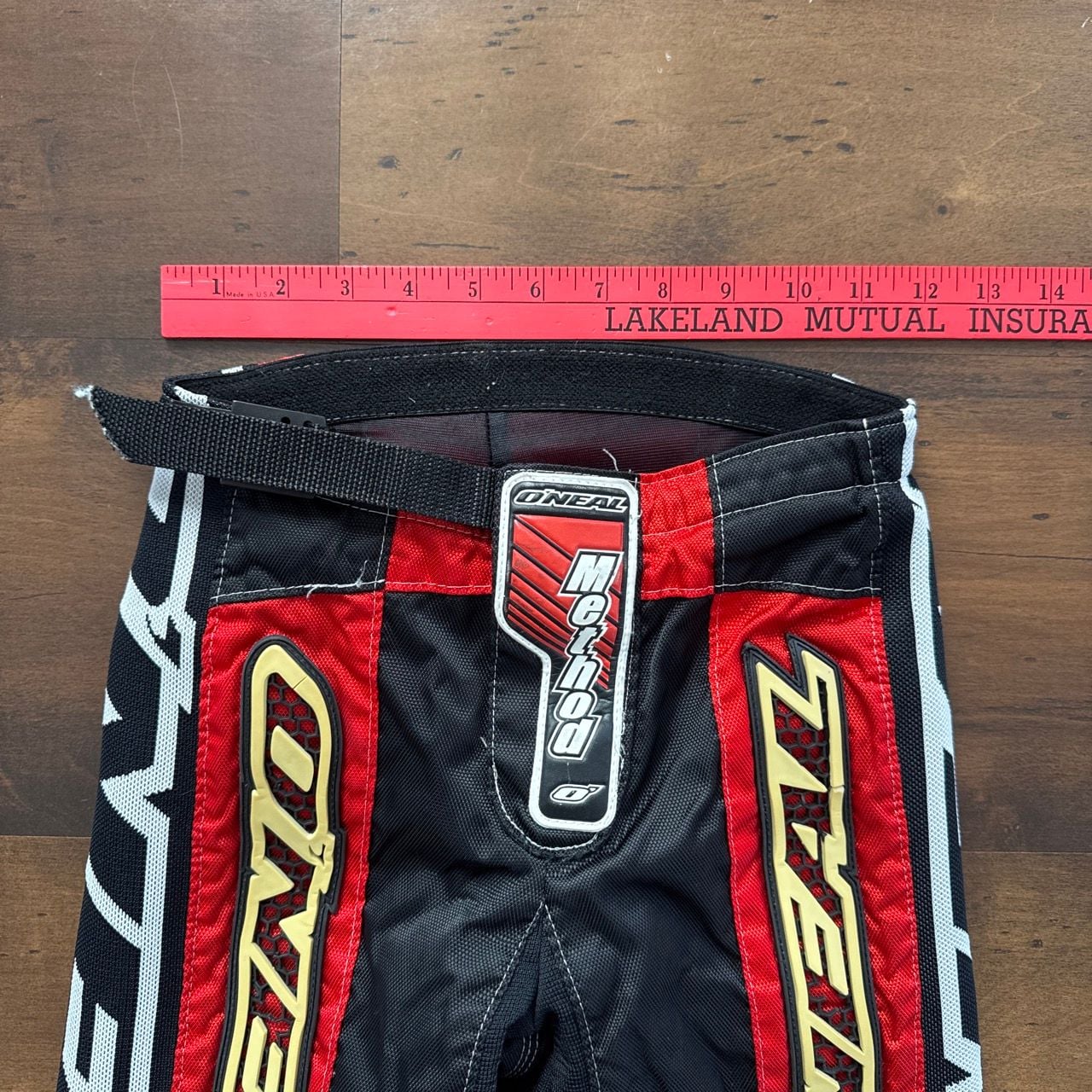 O'Neal Element Motocross Pants Size 24 Black Red 7