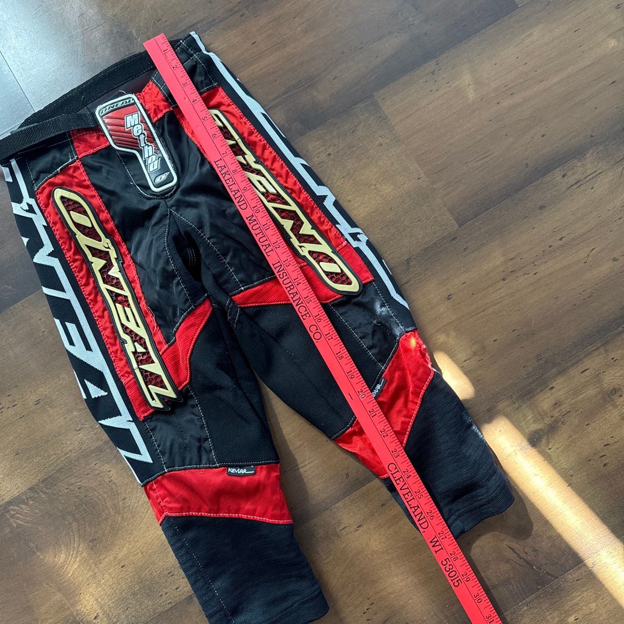 O'Neal Element Motocross Pants Size 24 Black Red 8